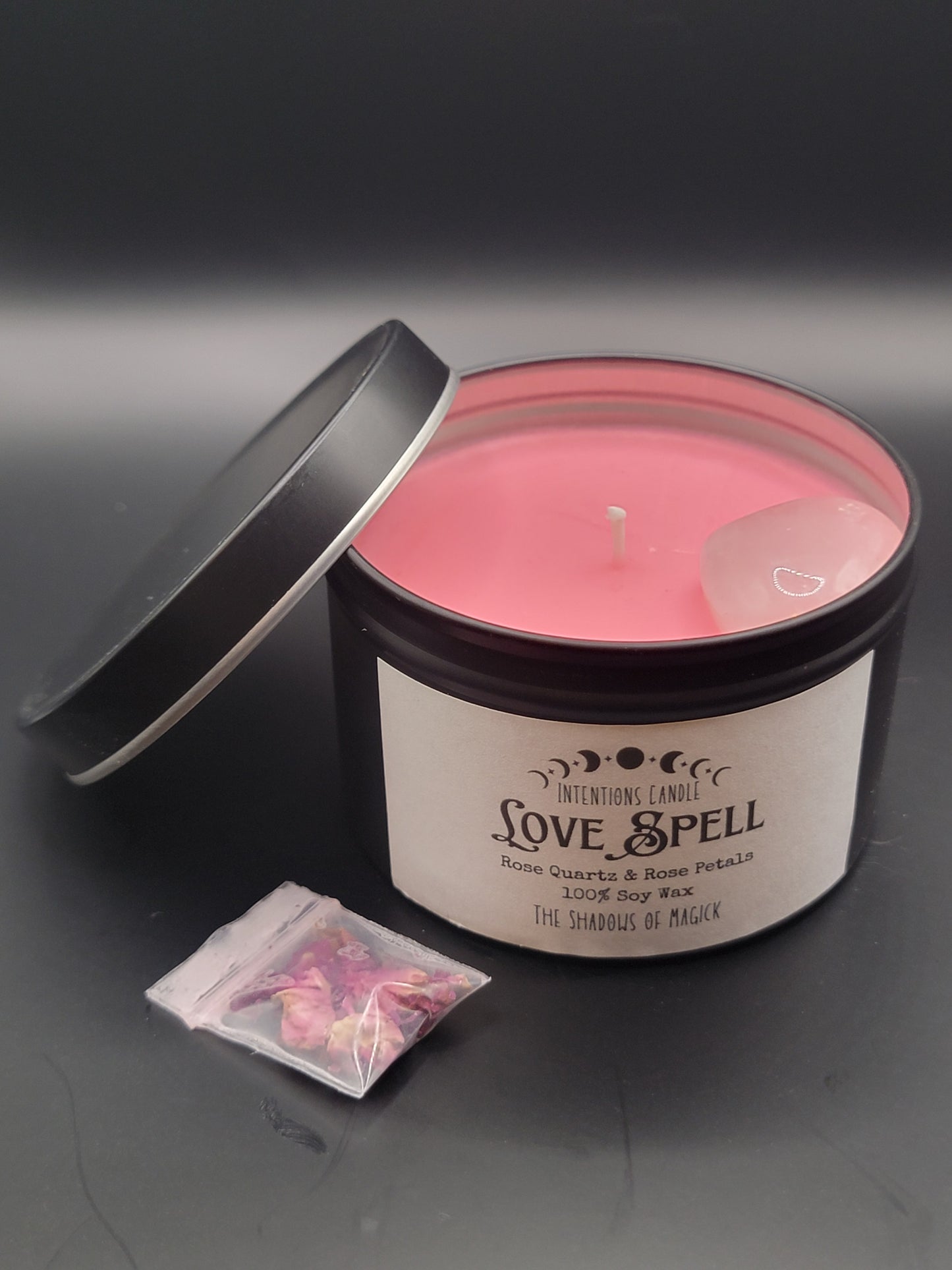 Large Tin Intention Candle - Love Spell- DISCONTINUED