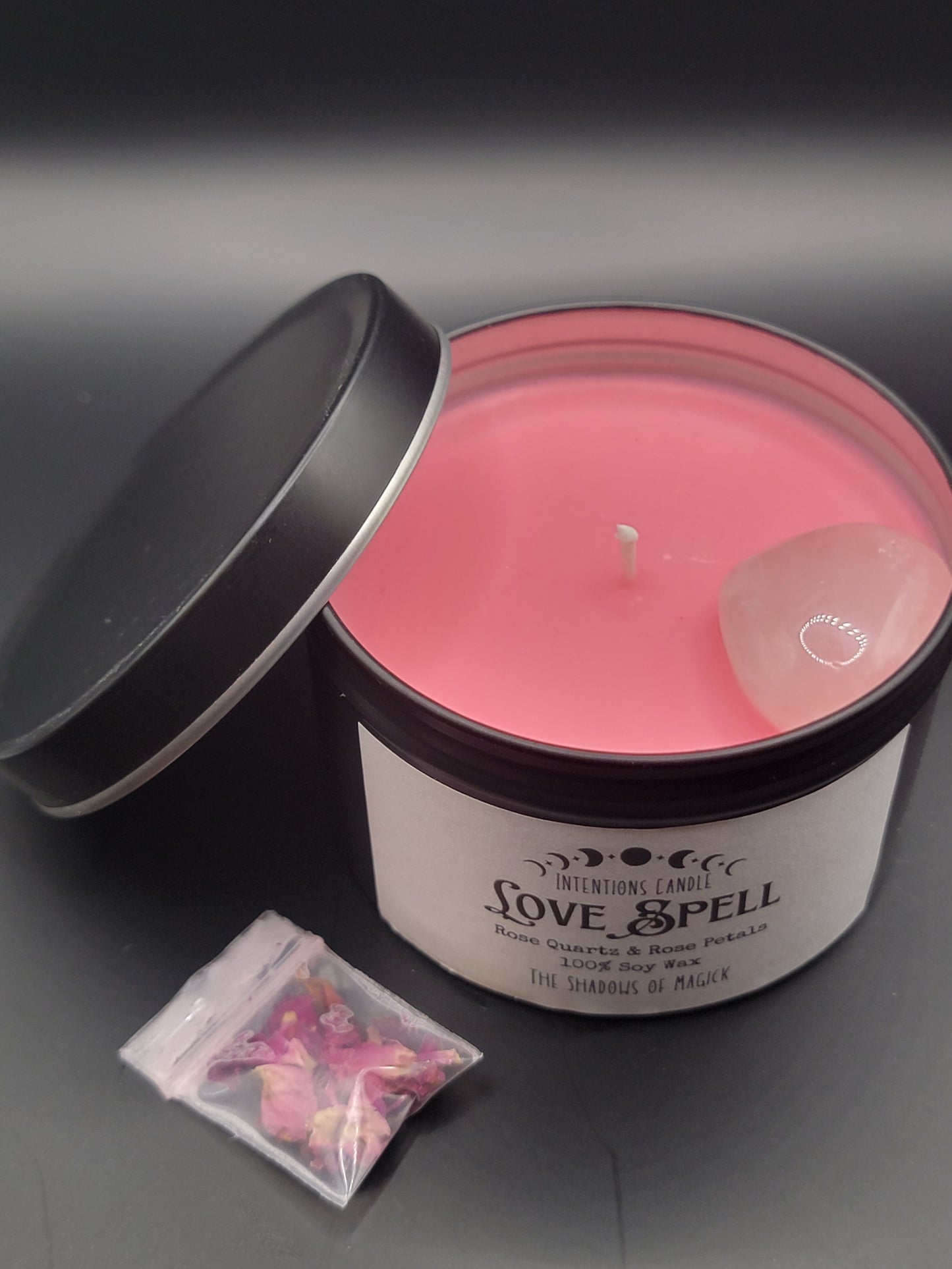 Large Tin Intention Candle - Love Spell- DISCONTINUED