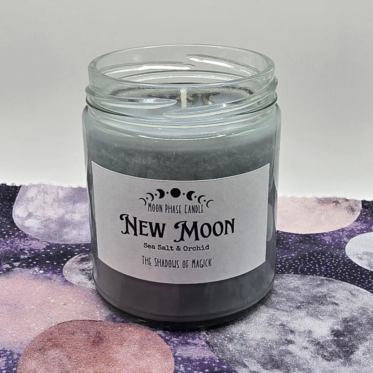 Moon Phase Candle - New Moon