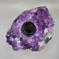 GIANT Amethyst Cluster Tealight Candle Holder